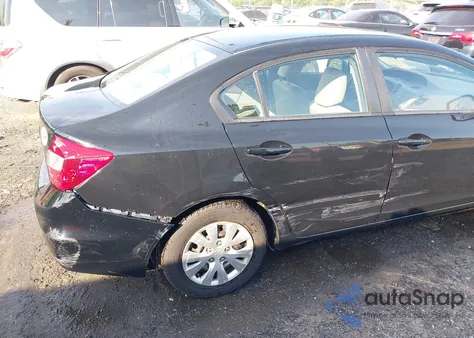 2012 Honda Civic Lx from USA, damaged, VIN 19XFB2F53CE086032